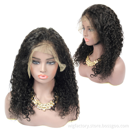 Wholesale Vendors Wigs For Black Women lace wig human hair unprocessed, 100% virgin malaysian curly hair wigs